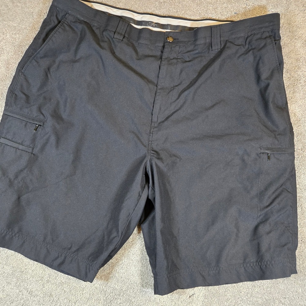 Callaway Golf Shorts Mens 46B Black Performance Stretch Waist Logo